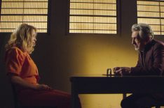 Sharon Lawrence as Roberta Lynch and Joe Mantegna as David Rossi in Criminal Minds - 'Awakenings'