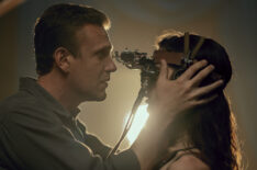 Jason Segel as Peter, Eve Lindley as Simone - Dispatches from Elsewhere
