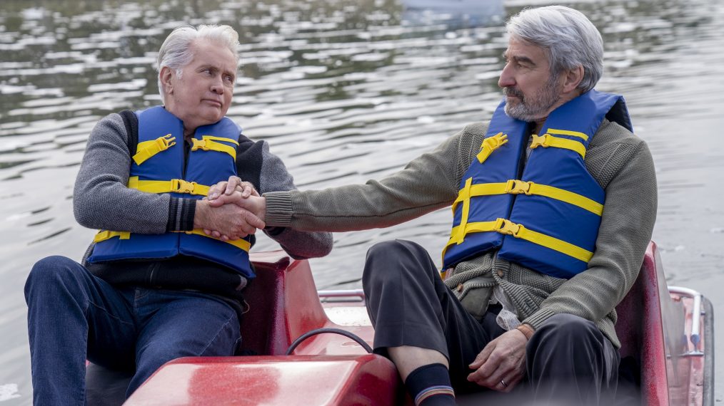 Robert (Martin Sheen) and Sol (Sam Waterston) spend some quality time together on Grace and Frankie - Season 6