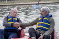 Robert (Martin Sheen) and Sol (Sam Waterston) spend some quality time together on Grace and Frankie - Season 6