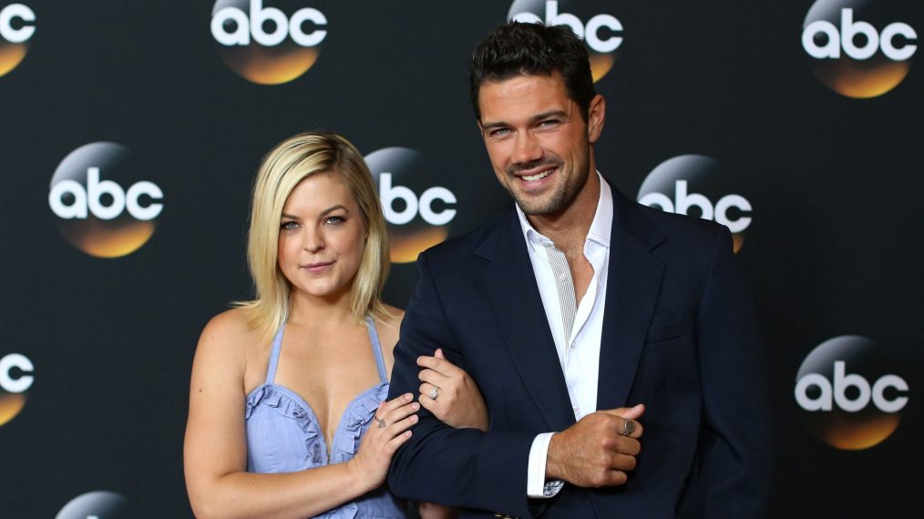 Kirsten Storms and actor Ryan Paevey attend the Disney & ABC Television Group's TCA Summer Press Tour