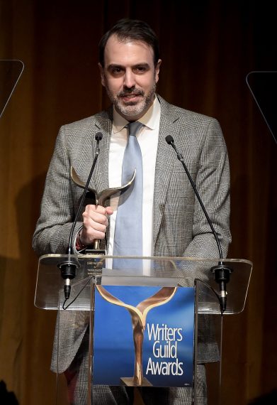 Ron Carlivati speaks onstage during the 68th Annual Writers Guild Awards