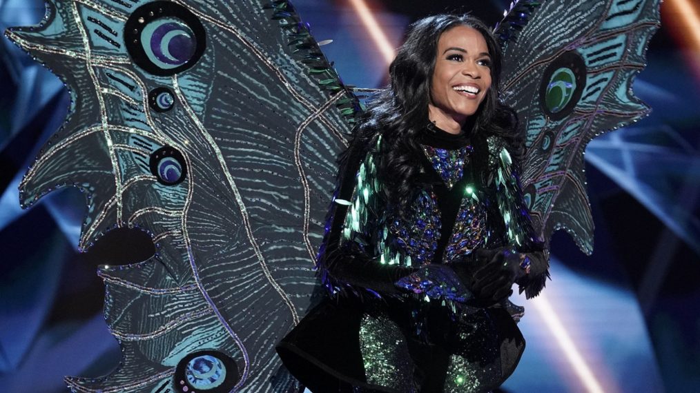 Michelle Williams in in the “Clash of the Masks” episode of The Masked Singer