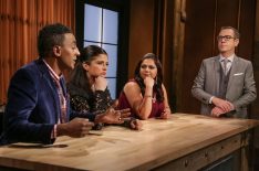 Marcus Samuelsson, Alex Guarnaschelli, Maneet Chauhan, and Ted Allen in Chopped - Million Dollar Basket