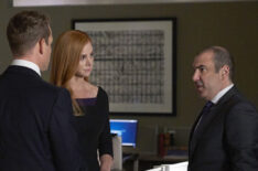 Suits - Season 9 - Gabriel Macht, Sarah Rafferty, Rick Hoffman