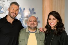 Host Molly Yeh and Judges Duff Goldman and Sharone Hakman as seen on Ultimate Hanukkah Challenge