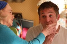 Mary Kay Place as Auntie Oopie and Jeremy Allen White as Lip Gallagher in Shameless - 'Debbie Might be a Prostitute'