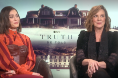 Lizzy Caplan Talks Playing Complicated Twins in Apple+'s 'Truth Be Told' (VIDEO)