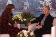 Dakota Johnson and Ellen DeGeneres in an awkward TV interviews