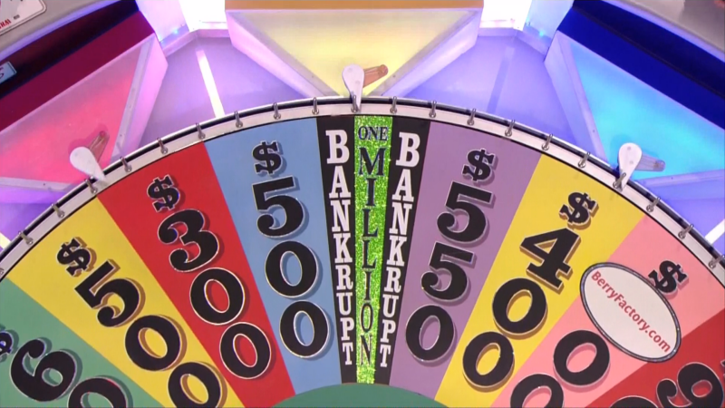 Wheel of Fortune million dollar wedge