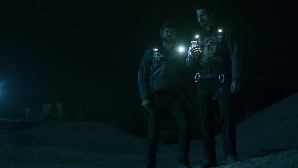 Steven Strait and Cas Anvar in The Expanse - Season 4