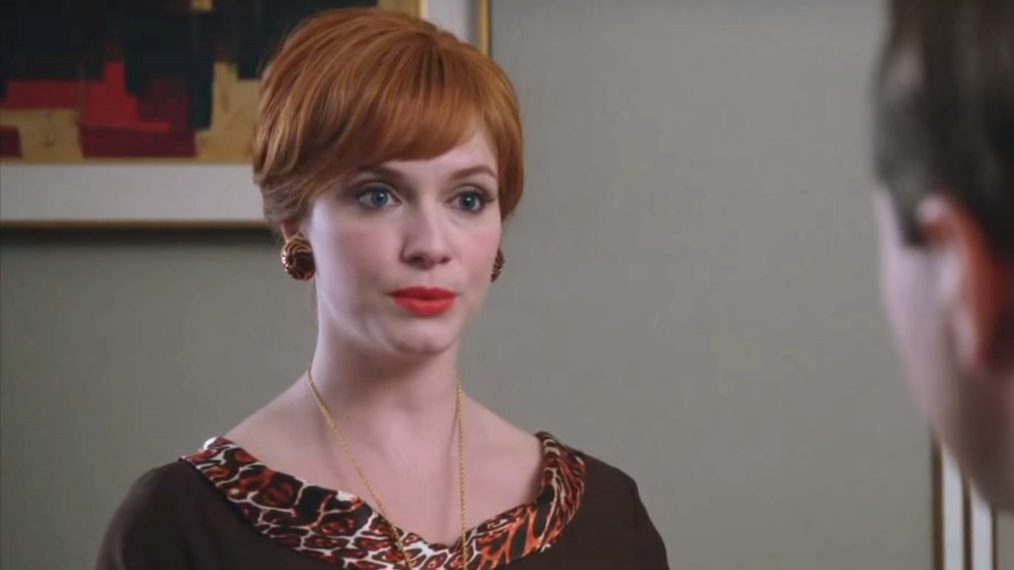 Christina Hendricks as Joan Holloway in Mad Men