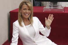 Vanna White receives a star on the Walk Of Fame