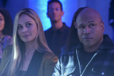 Moon Bloodgood as Katherine Casillas and LL Cool J as Special Agent Sam Hanna in NCIS: Los Angeles - 'High Society'