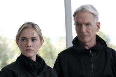 NCIS - On Fire - Emily Wickersham as NCIS Special Agent Eleanor Bishop and Mark Harmon as NCIS Special Agent Leroy Jethro Gibbs