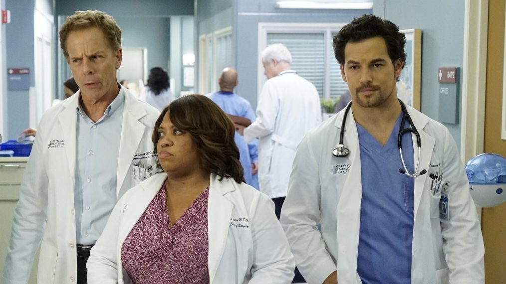 Grey's Anatomy - Greg Germann, Chandra Wilson, Giacomo Gianniotti