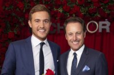 Peter Weber and Chris Harrison of The Bachelor