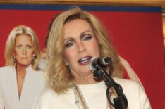 Donna Mills speaks at the Hollywood Museum's celebration for the 40th Anniversary of 'Knots Landing'