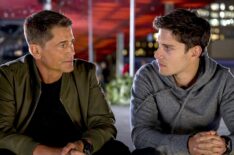 Rob Lowe and Ronen Rubinstein in 9-1-1: Lone Star