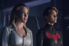 Crisis on Infinite Earths: Part Four - Caity Lotz as Sara Lance/White Canary and Ruby Rose as Kate Kane/Batwoman