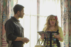 Luke (Adam Rodriguez) and Garcia (Kirsten Vangsness) in Criminal Minds - 'Saturday'