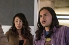 Victoria Park as Kamilla and Carlos Valdes as Cisco Ramon in The Flash - 'Marathon'