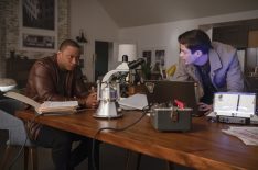David Ramsey as John Diggle/Spartan and Grant Gustin as Barry Allen in The Flash - 'Marathon'