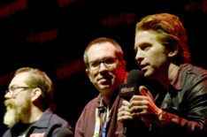 New York Comic Con 2019 - John Harvatine, Matthew Senreich, and Seth Green