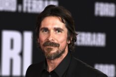 Christian Bale at the premiere of Ford V Ferrari