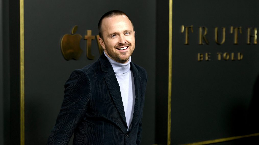 Aaron Paul attends the premiere of 'Truth Be Told'