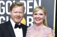 Jesse Plemons and Kirsten Dunst attend the 77th Annual Golden Globe Awards