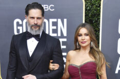 Joe Manganiello and Sofia Vergara attend the 77th Annual Golden Globe Awards