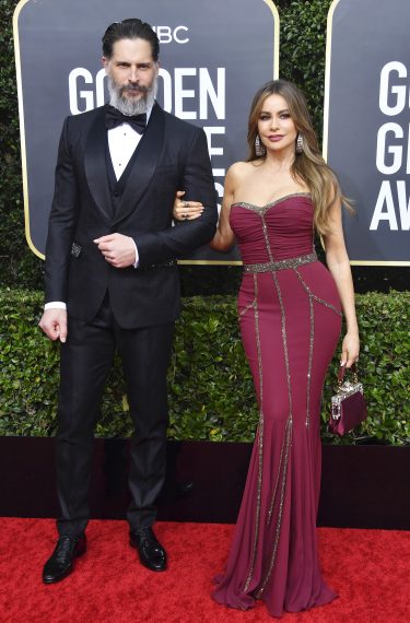 Joe Manganiello and Sofia Vergara attend the 77th Annual Golden Globe Awards
