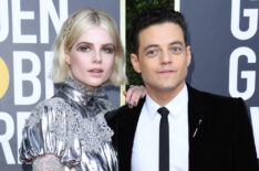 77th Annual Golden Globe Awards - Lucy Boynton & Rami Malek