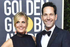 Julie Yaeger and Paul Rudd attend the 77th Annual Golden Globe Awards