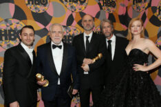 Kieran Culkin, Brian Cox, Jesse Armstrong, Alan Ruck and Sarah Snook attend HBO's Official 2020 Golden Globe Awards After Party