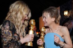 Laura Dern and Renee Zellweger attend the Official Viewing And After Party Of The Golden Globe Awards Hosted