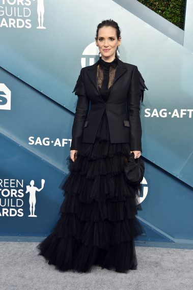 Winona Ryder attends the 26th Annual Screen Actors Guild Awards