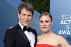 Stephen Moyer and Anna Paquin attend the 26th Annual Screen Actors Guild Awards