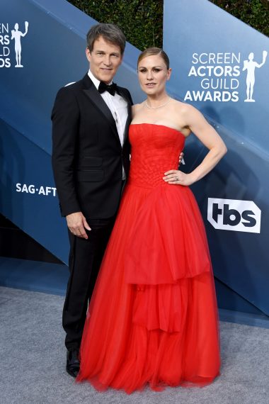 Stephen Moyer and Anna Paquin attend the 26th Annual Screen Actors Guild Awards