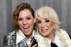 Brandi Carlile and Tanya Tucker attend the 62nd Annual Grammy Awards