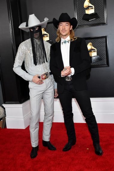 Orville Peck and Diplo attend the 62nd Annual Grammy Awards