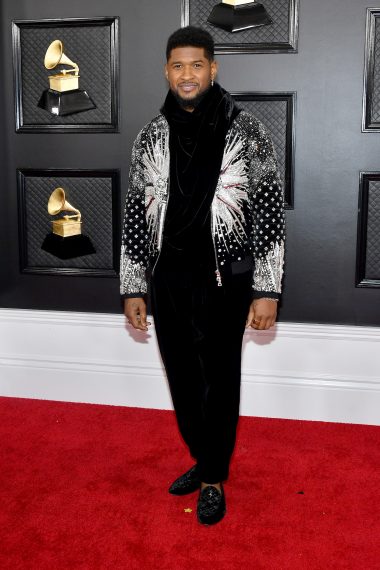 Usher attends the 62nd Annual Grammy Awards