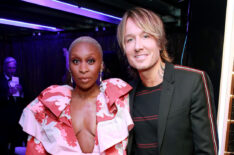Cynthia Erivo and Keith Urban attend the 62nd Annual Grammy Awards