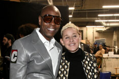 Dave Chappelle and Ellen DeGeneres attend the 62nd Annual Grammy Awards