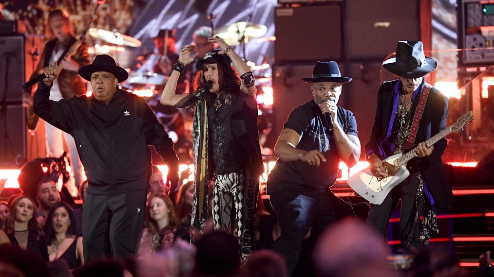 62nd Annual Grammy Awards - Rev Run, Steven Tyler, Darryl McDaniels, and Joe Perry