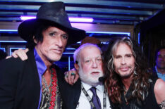 Joe Perry, Kenneth Ehrlich, and Steven Tyler attend the 62nd Annual Grammy Awards
