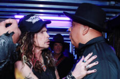 Steven Tyler of Aerosmith and Joseph Simmons of Run-DMC attend the 62nd Annual Grammy Awards