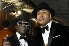 Flavor Flav and LL Cool J attend the 62nd Annual Grammy Awards