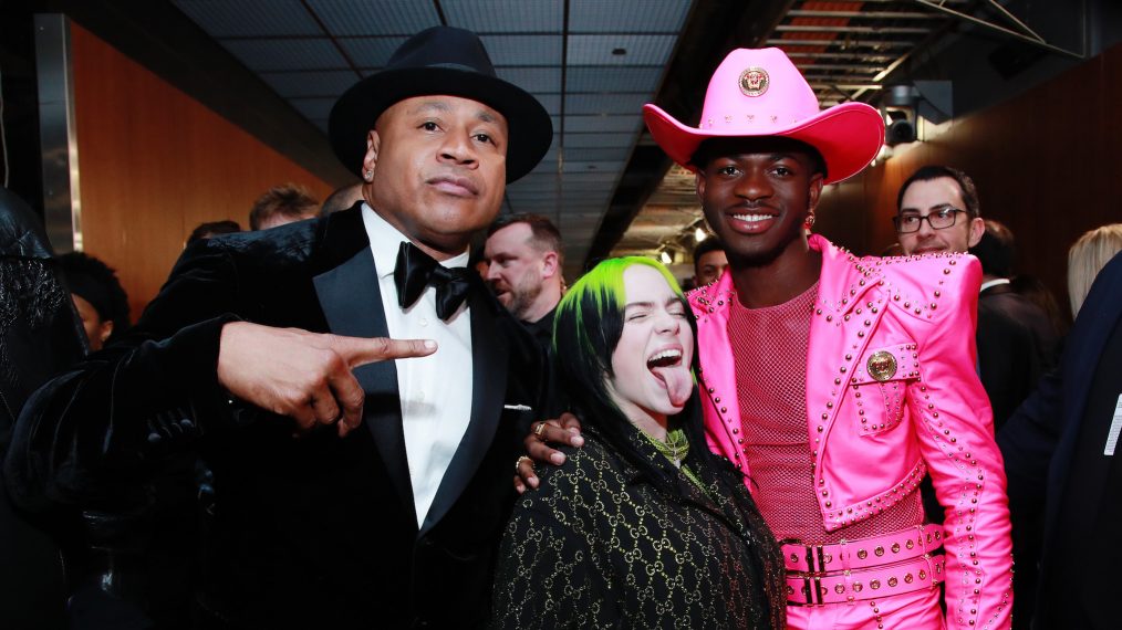 62nd Annual Grammy Awards Backstage - LL Cool J, Billie Eilish, and Lil Nas X